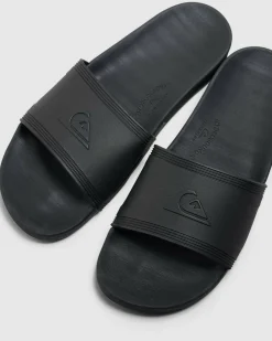 Quiksilver Dockyard Slides Black Outlet