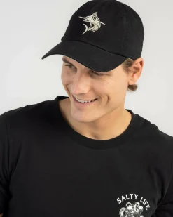 Salty Life Dorsal Relaxed Fit Cap Black