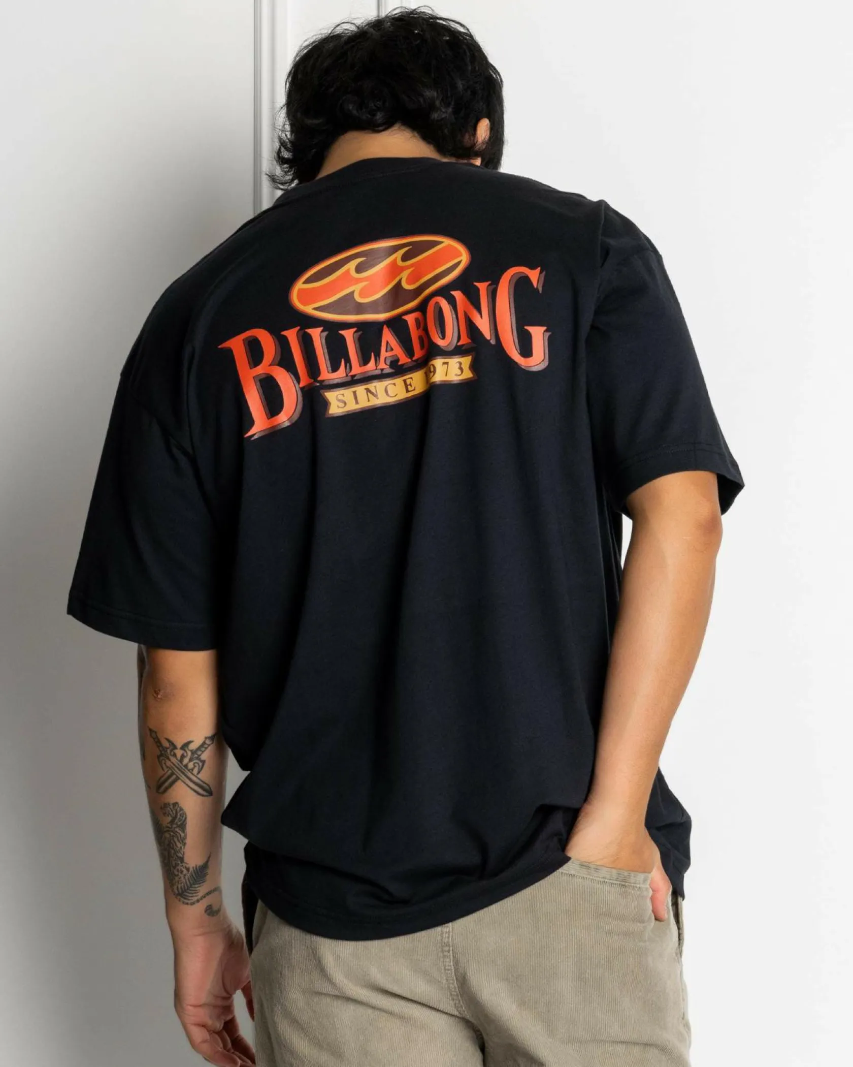 Billabong Double Spread OG T-Shirt Black Outlet
