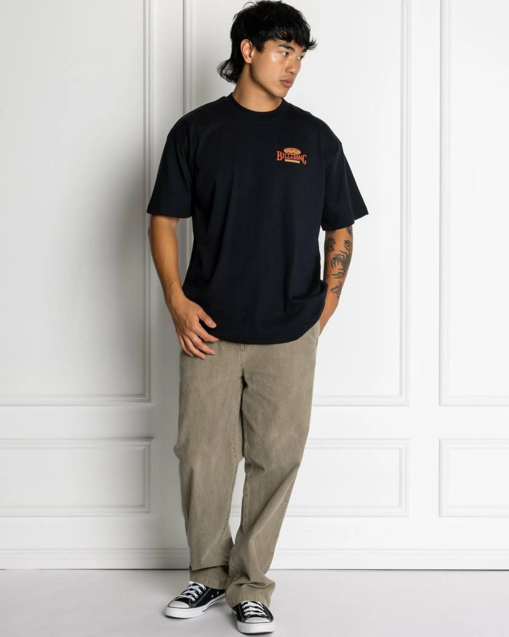 Billabong Double Spread OG T-Shirt Black Outlet