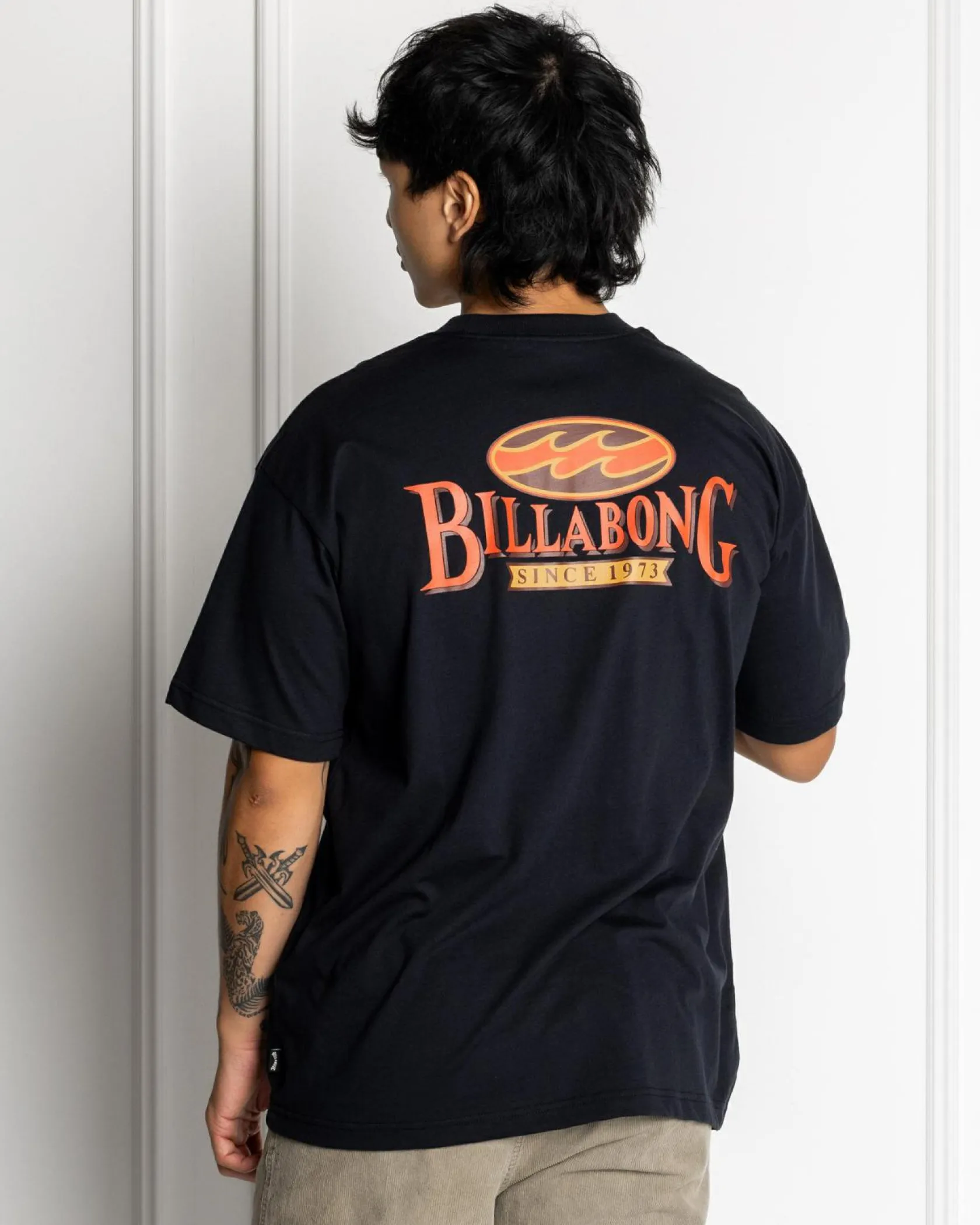 Billabong Double Spread OG T-Shirt Black Outlet