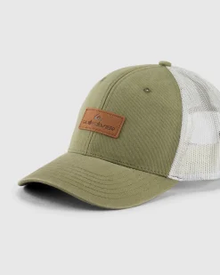Quiksilver Down The Hatch Trucker Cap Aloe Clearance