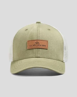 Quiksilver Down The Hatch Trucker Cap Aloe