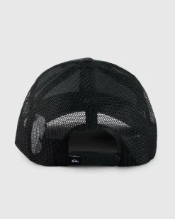 Quiksilver Down The Hatch Trucker Cap Black Hot