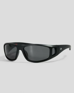 Ritual Vision Dragster Polarised Sunglasses Matte Black/ Black Hot
