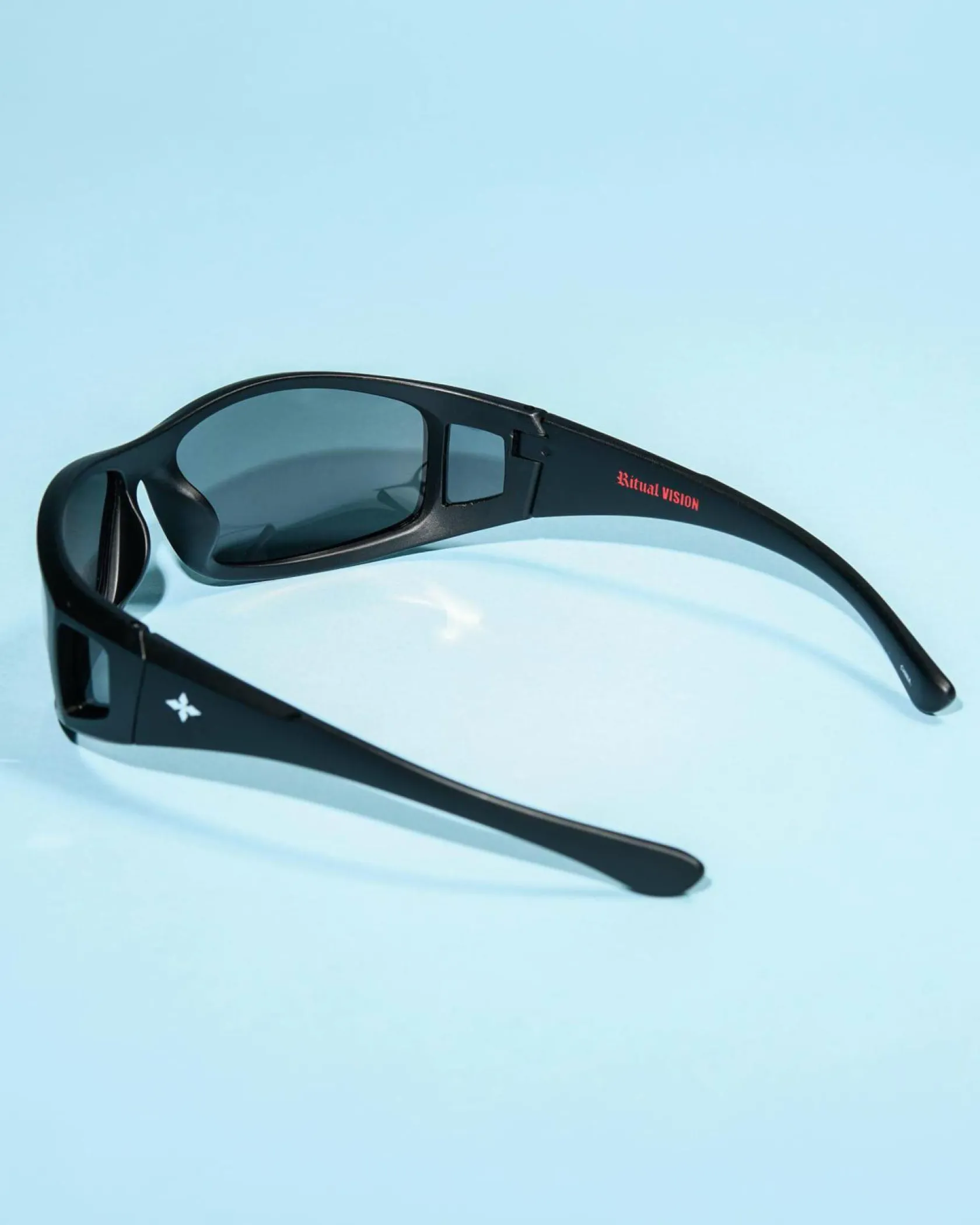 Ritual Vision Dragster Polarised Sunglasses Matte Black/ Black Hot