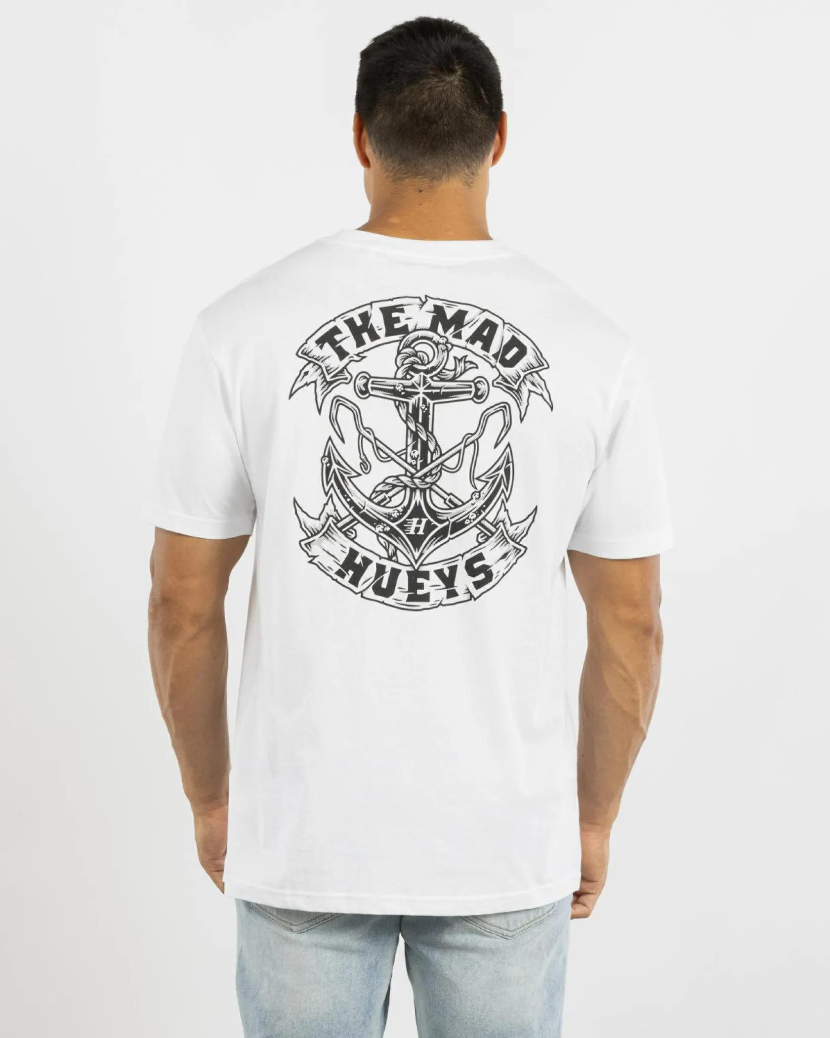 The Mad Hueys Drop Anchor T-Shirt White Best