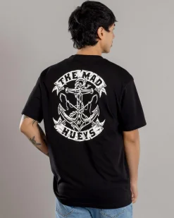 The Mad Hueys Drop Anchor T-Shirt Black Best