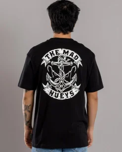 The Mad Hueys Drop Anchor T-Shirt Black Best