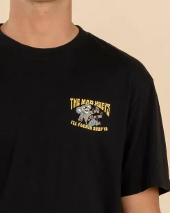 The Mad Hueys Drop Bear T-Shirt Black Outlet
