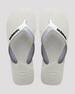 Havaianas Dual Thongs White/ice Grey Outlet