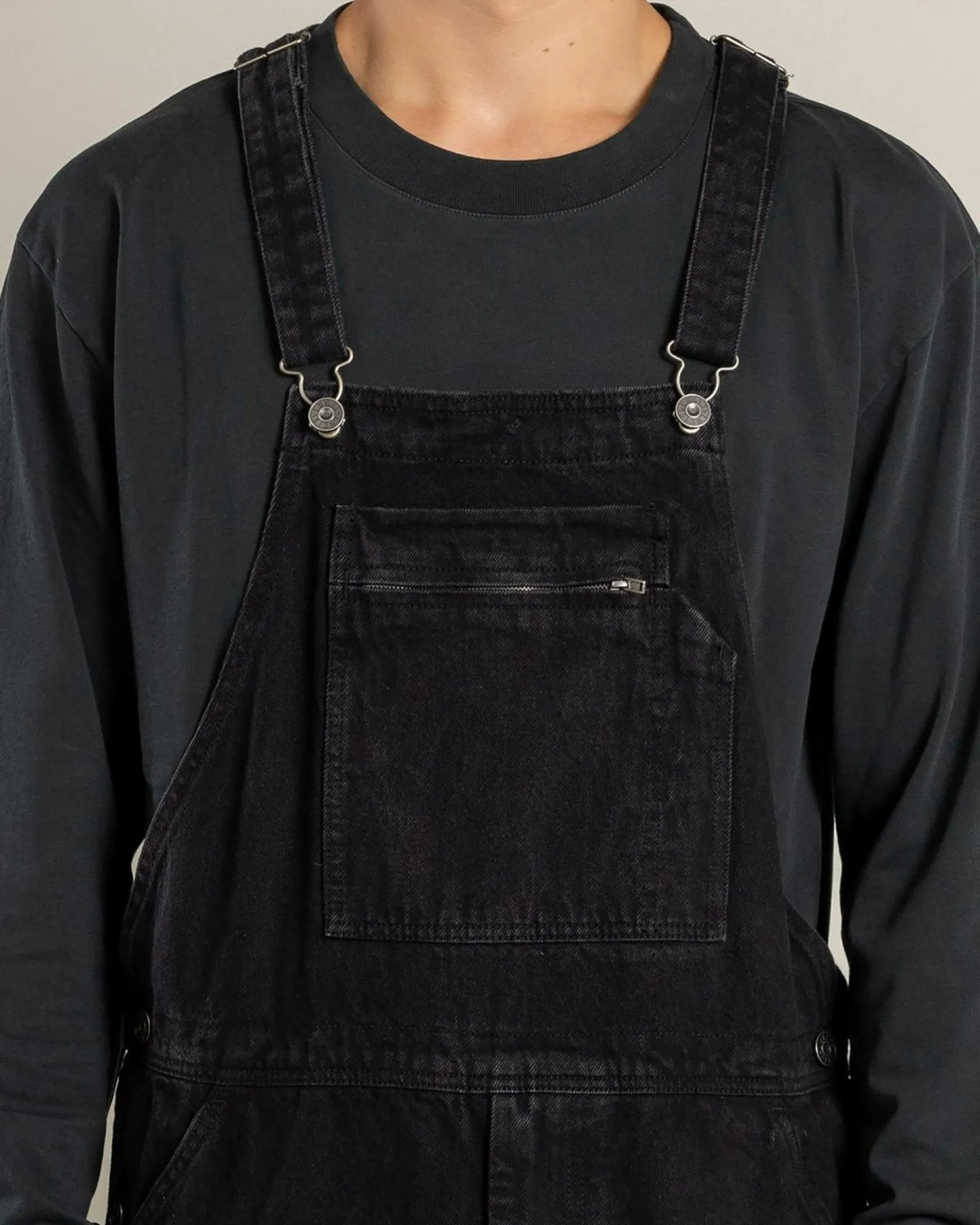 Lucid Dynamo Overalls 2.0 Washed Black Outlet
