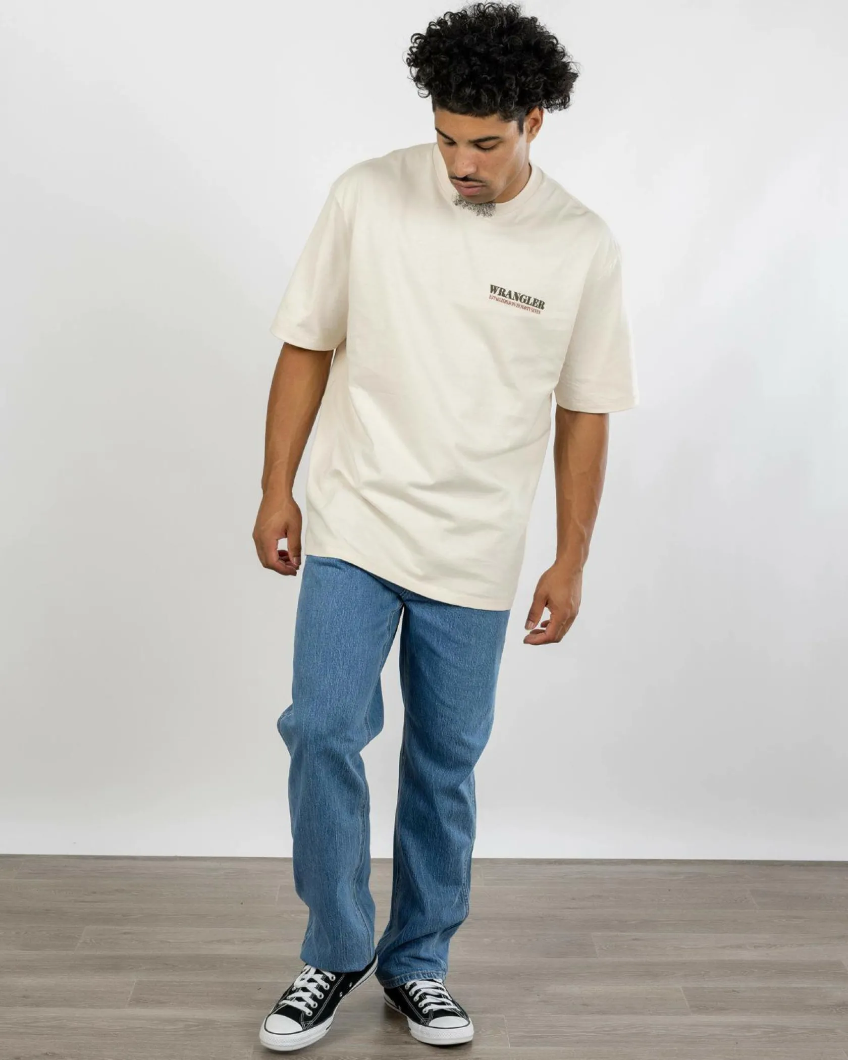 Wrangler Easy Straight Jeans Moonlight Blue Outlet