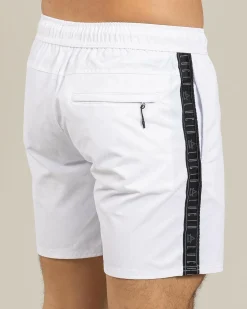 Lucid Echo Elastic Waist Shorts White Online