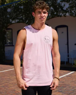 Jacks Eden's Path Muscle Tank Pink Acid Outlet
