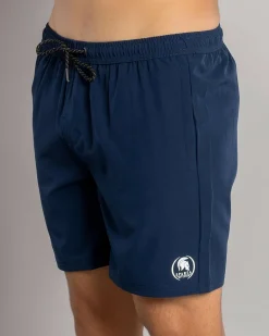 Sparta Elite Elastic Waist Shorts Deep Blue Discount