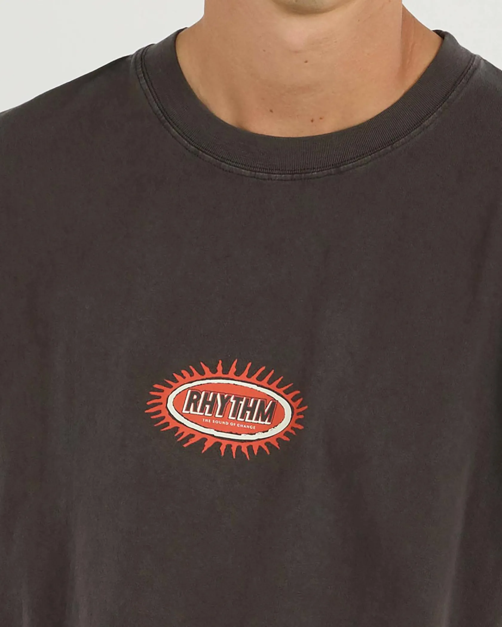 Rhythm Ellipse Sun T-Shirt Black Discount