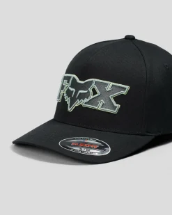 Fox Ellipsoid Flexfit Cap Black/green Clearance