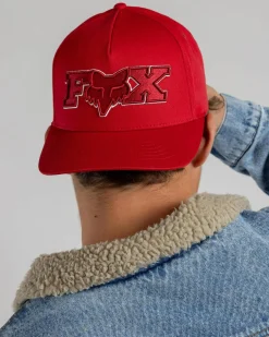 Fox Ellipsoid Flexfit Cap Chili New