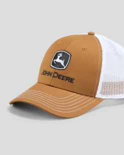 John Deere Embroidered Trucker Cap Brown/white Online
