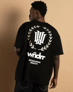 Wndrr Emperor Box Fit T-Shirt Black Outlet