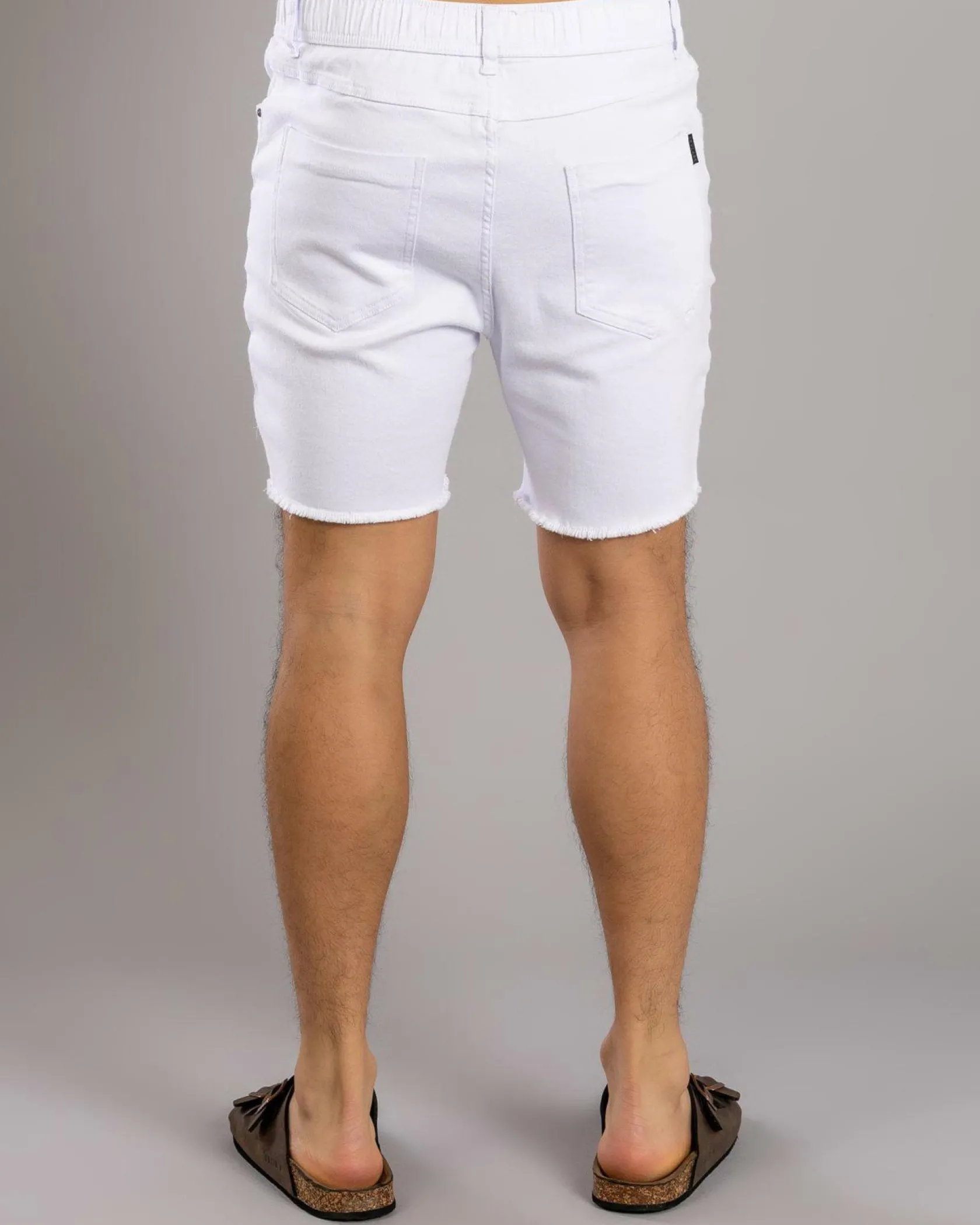 Skylark Ensnare Elastic Waist Shorts Optic White Outlet