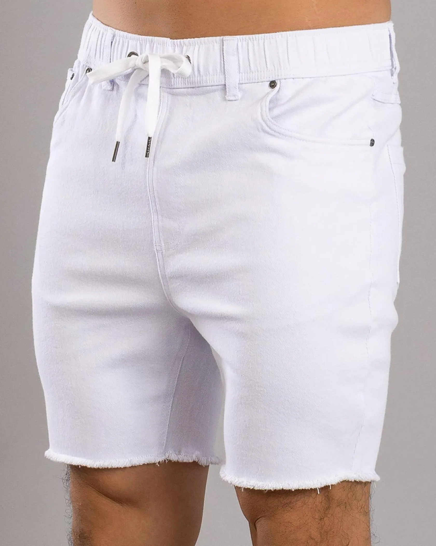 Skylark Ensnare Elastic Waist Shorts Optic White Outlet