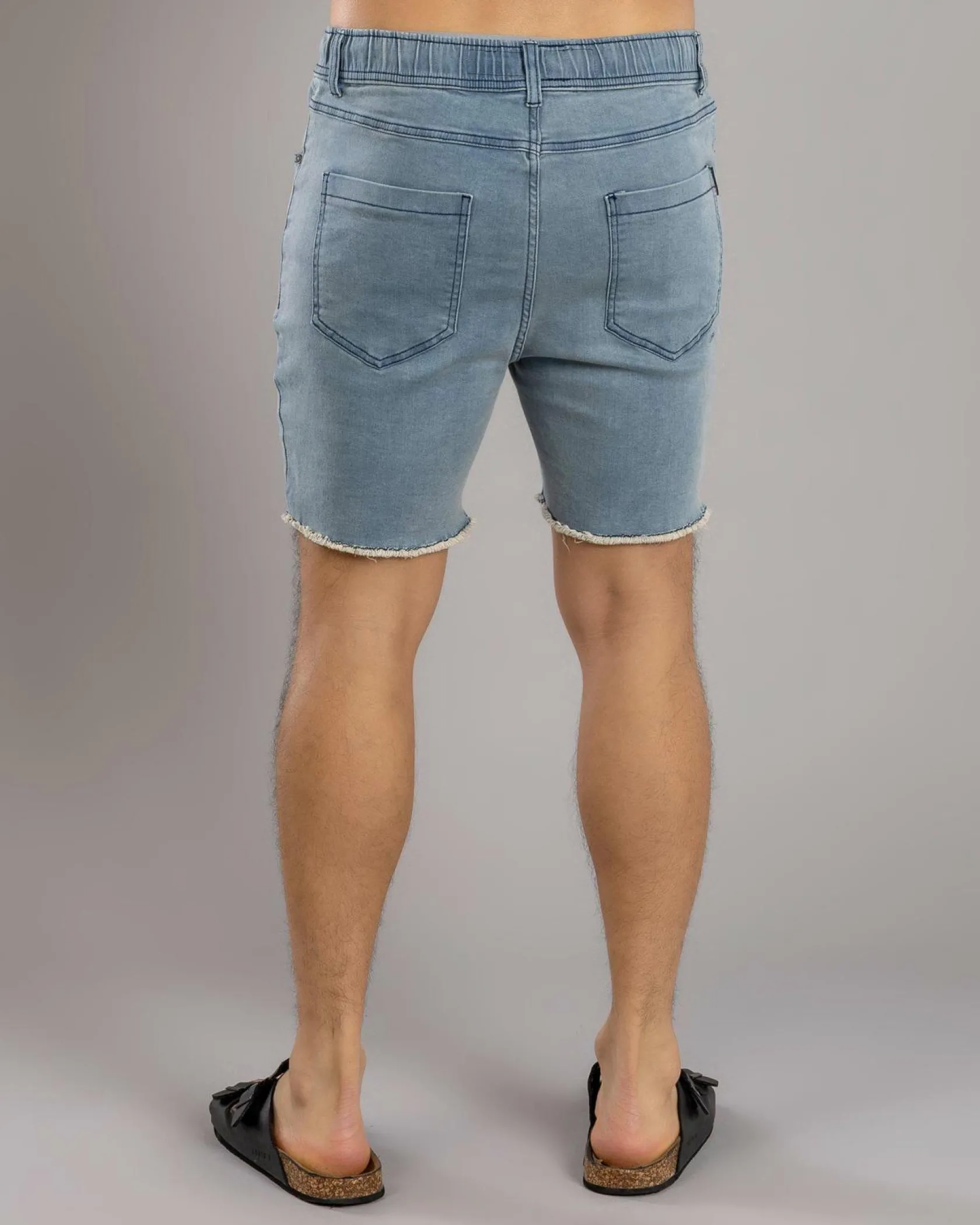 Skylark Ensnare Elastic Waist Shorts Blue
