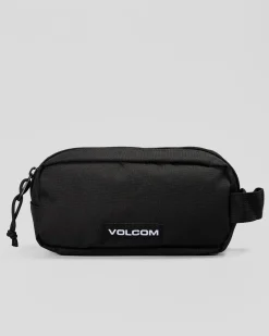 Volcom Eraserhead Pencil Case Black New