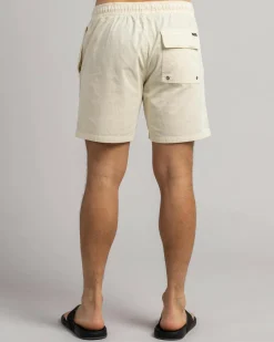 RVCA Escape Elastic Cord Shorts Latte Online