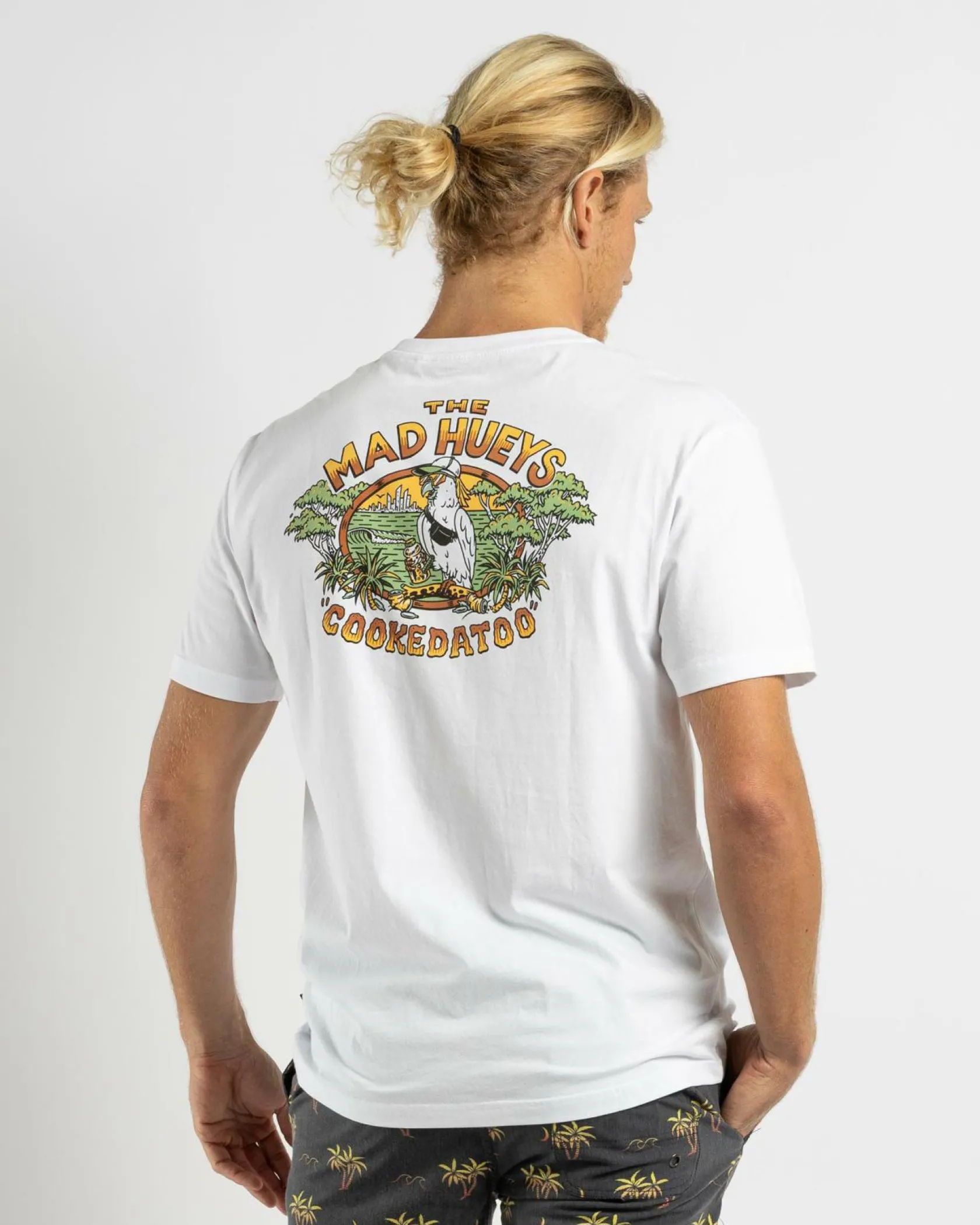The Mad Hueys Eshay Cookedatoo T-Shirt White New