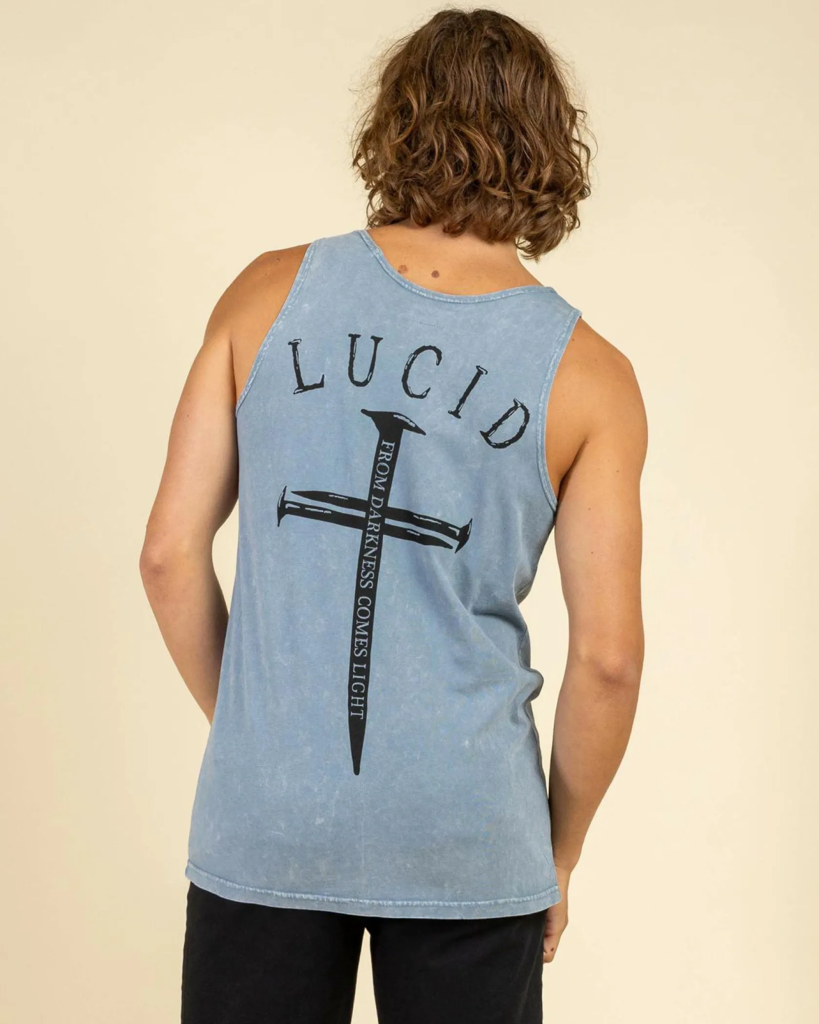 Lucid Essence Singlet Blue Wash Best