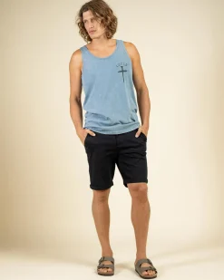 Lucid Essence Singlet Blue Wash Best