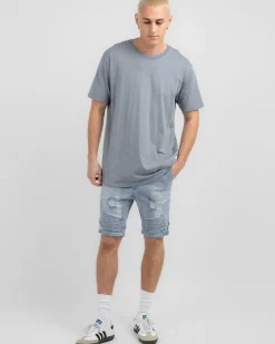 Lucid Essential 2.0 T-Shirt Steel Blue Online