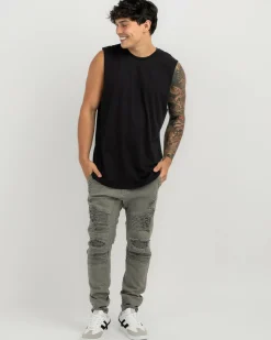 Lucid Essential Muscle Tank Black Hot