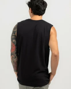 Lucid Essential Muscle Tank Black Hot