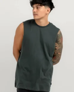 Lucid Essential Muscle Tank Petrol Outlet