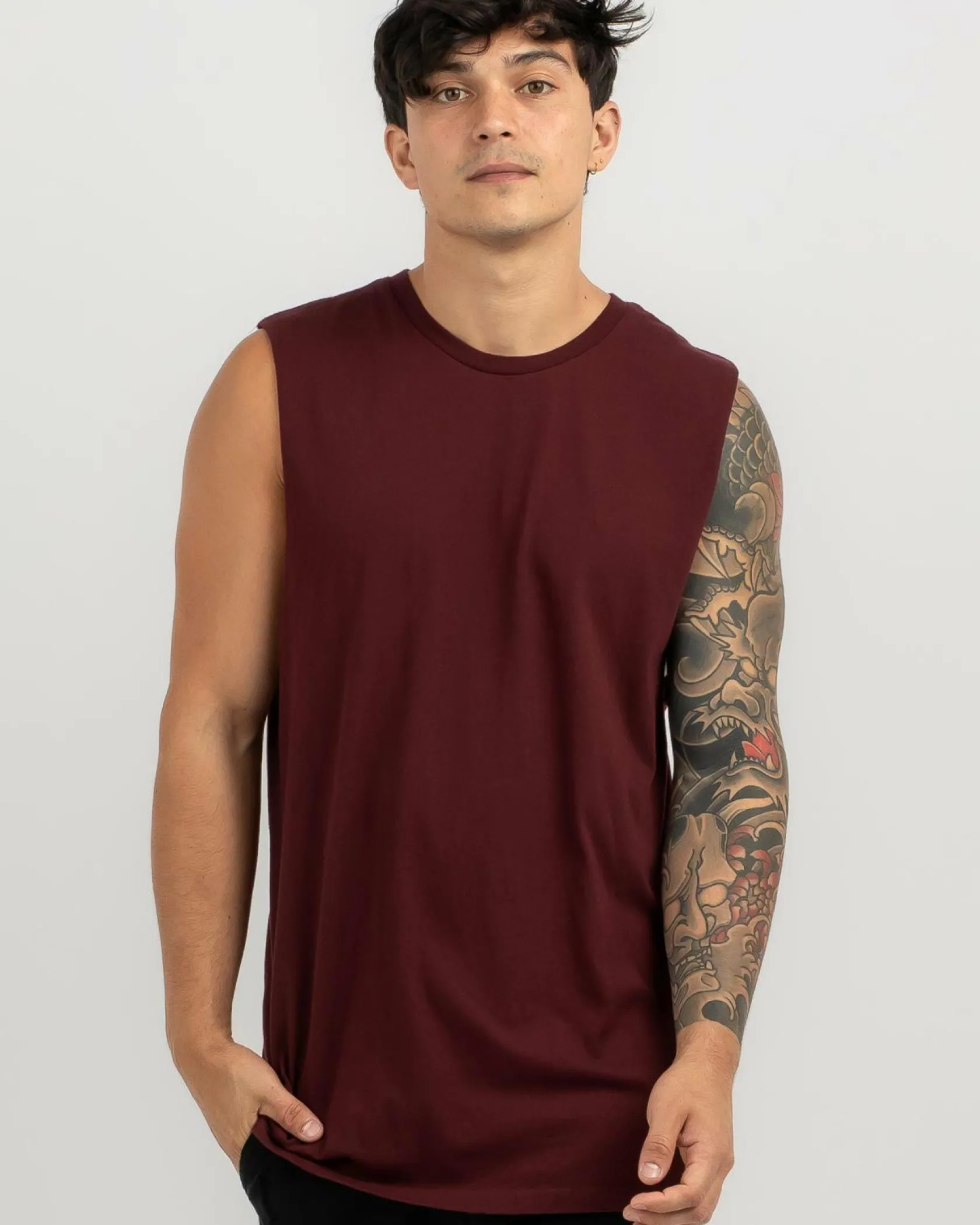 Lucid Essential Muscle Tank Port Hot