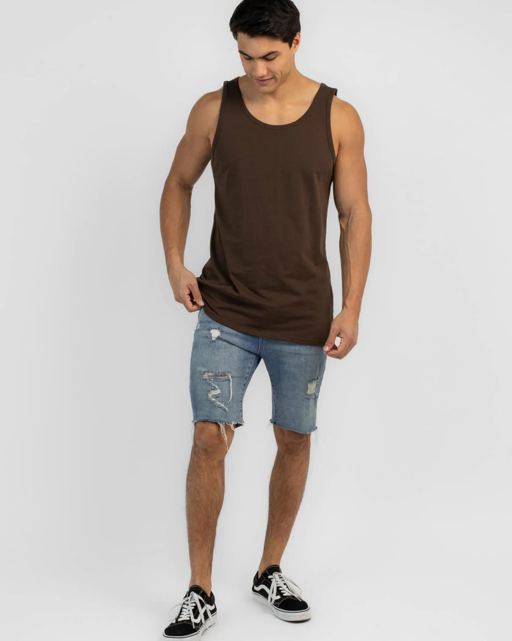 Lucid Essential Singlet Chocolate New
