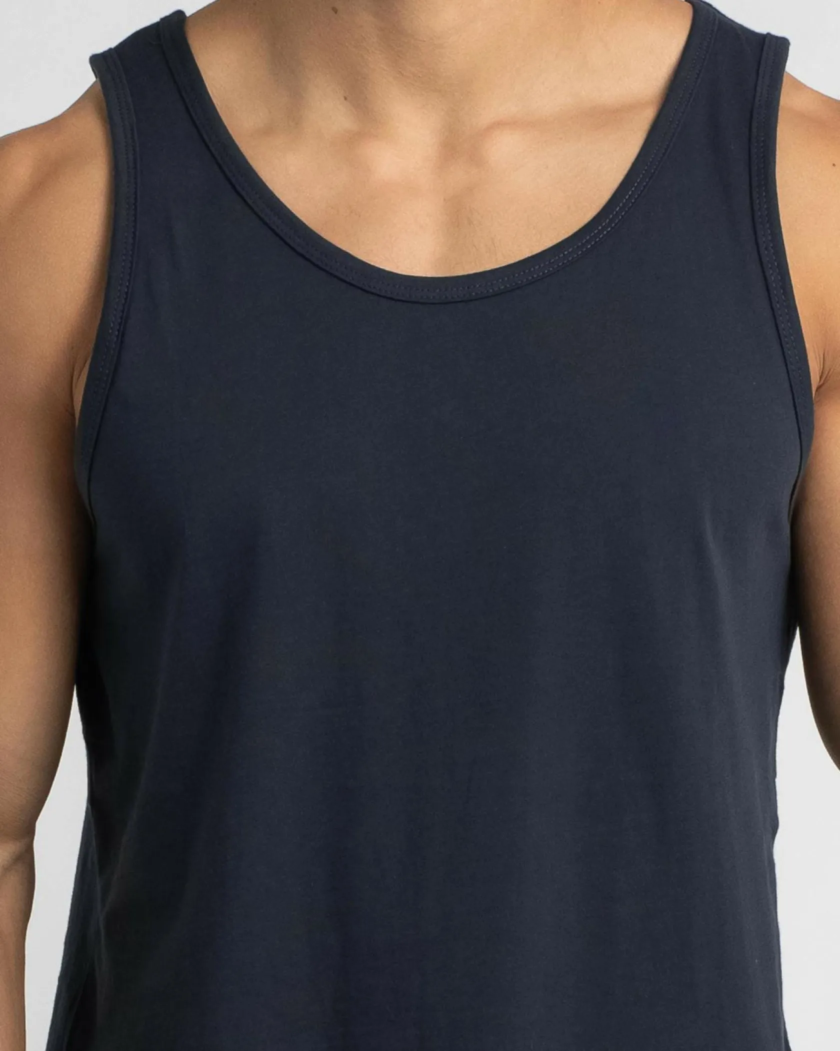 Lucid Essential Singlet Navy Online