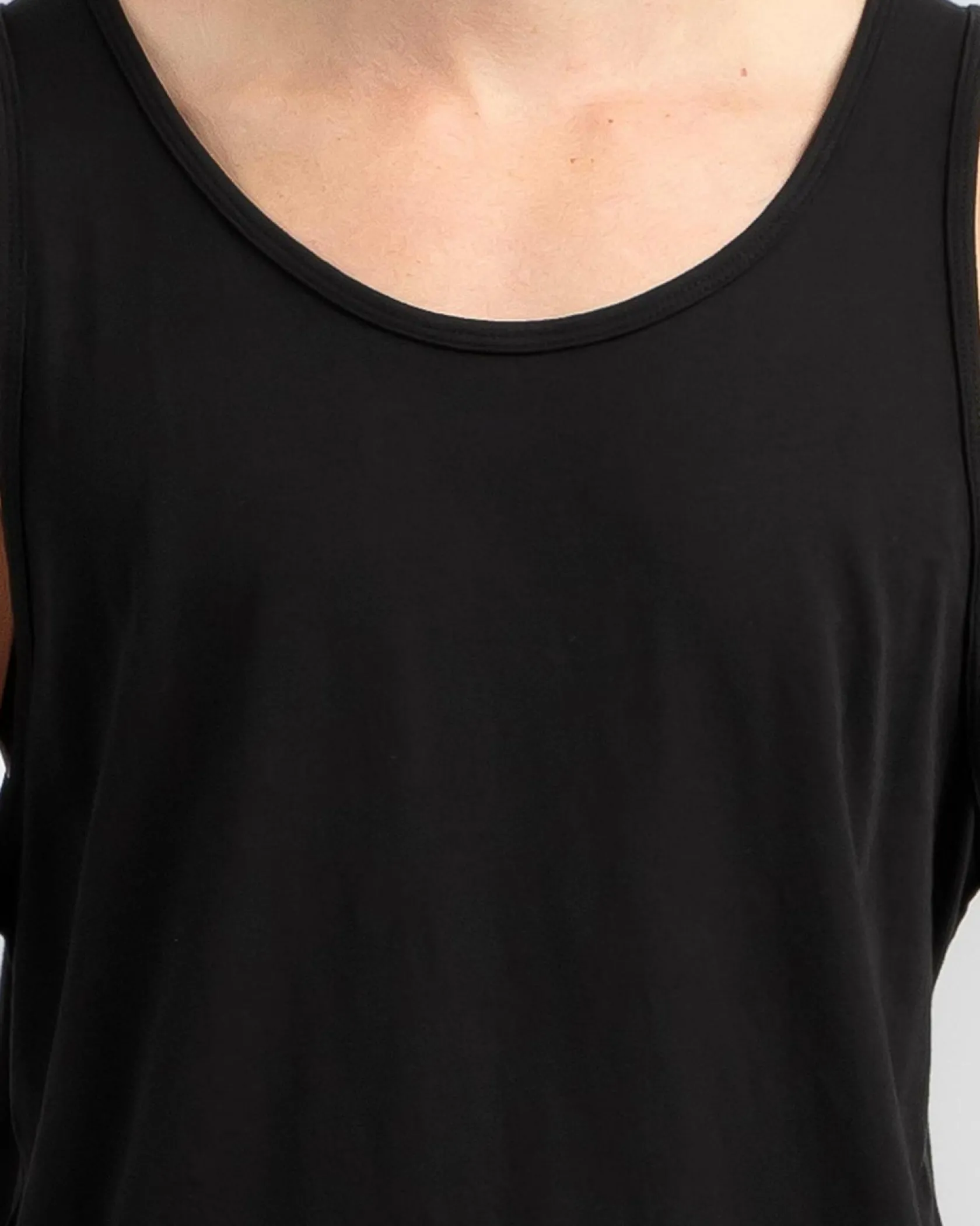 Lucid Essential Singlet Black Wash Discount