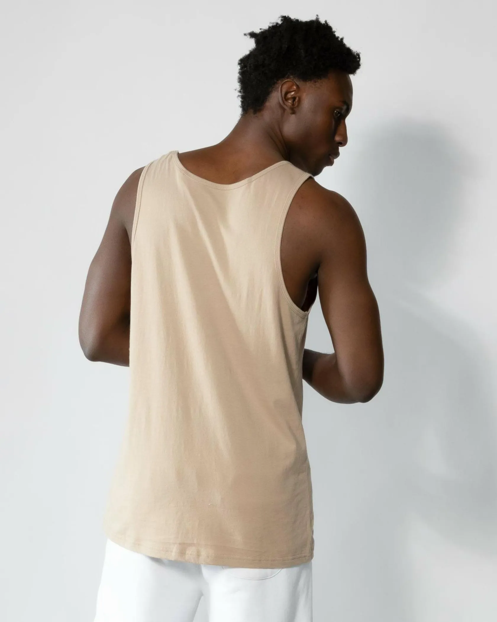 Lucid Essential Singlet Sand New