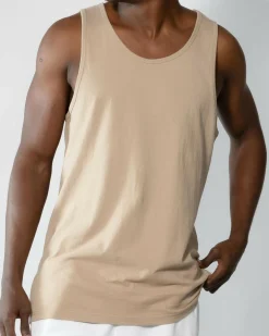 Lucid Essential Singlet Sand New