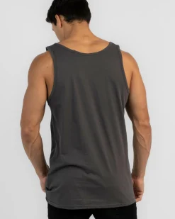 Lucid Essential Singlet Charcoal Sale