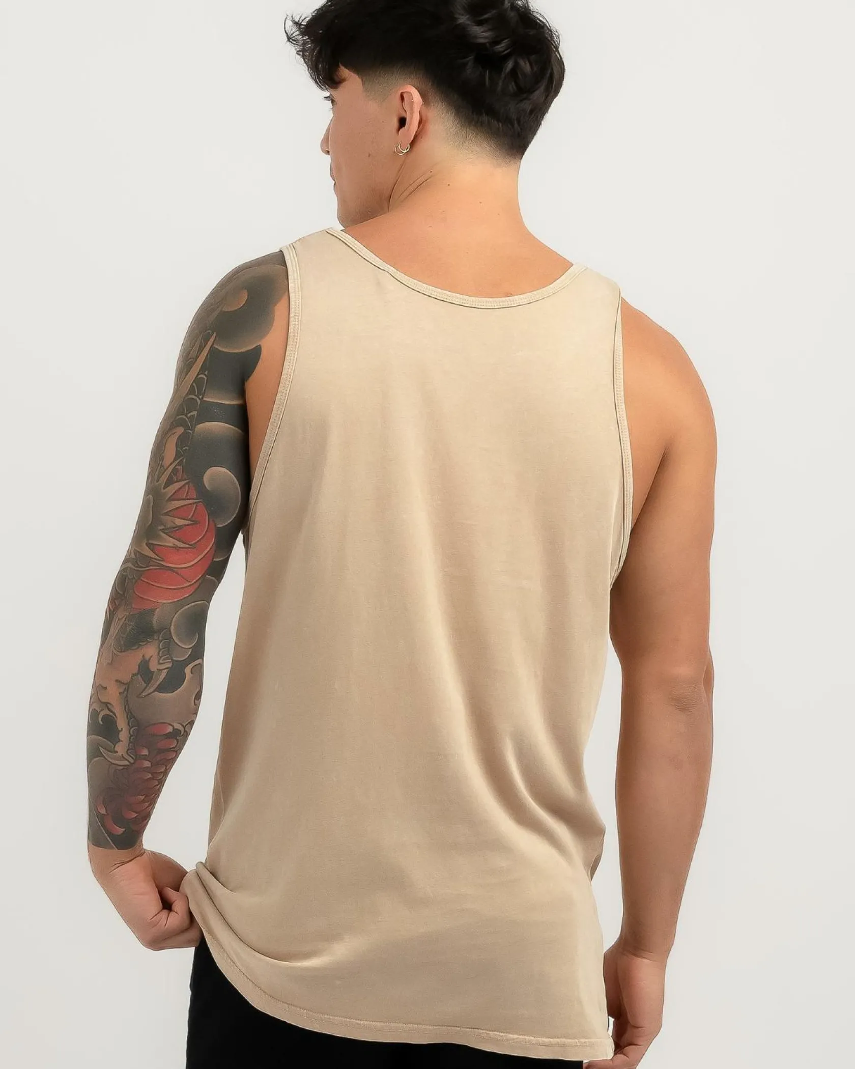Lucid Essential Singlet Sand Wash Online
