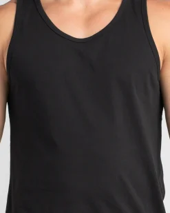 Lucid Essential Singlet Black Discount