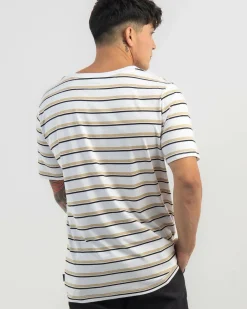 Lucid Essential Stripe T-Shirt White Best