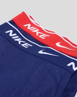 Nike Everyday Cotton Stretch Boxer Brief 2 Pack Juniper New