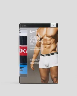 Nike Everyday Cotton Stretch Trunk 3 Pack Winter White Best