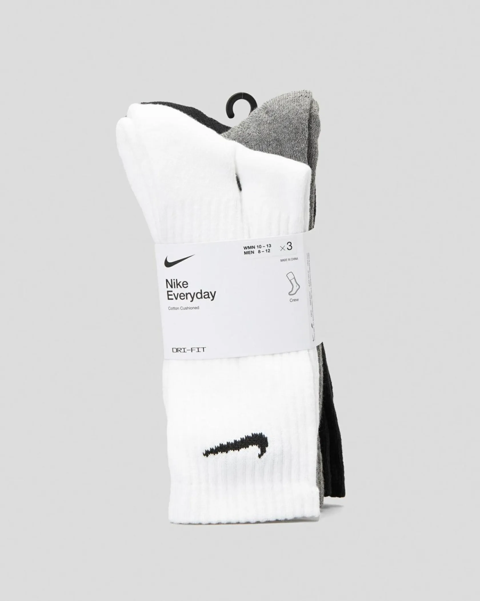 Nike Everyday Cushion Crew Socks 3 Pack Multi-colour